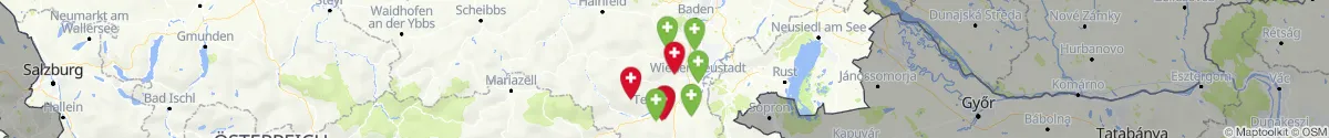 Map view for Pharmacies emergency services nearby Höflein an der Hohen Wand (Neunkirchen, Niederösterreich)